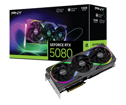 Karta graficzna NVIDIA PNY GeForce RTX 5080 ARGB 16GB GDDR7 DLSS5